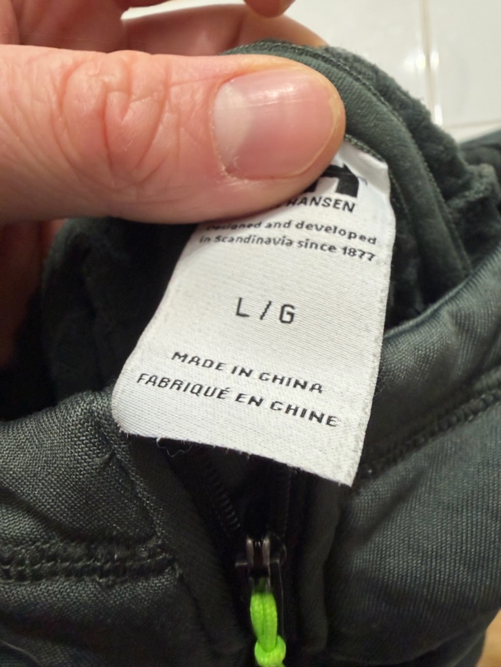 Helly Hansen Men's Hooded Jacket - Dark Green light Fleece - Breckenridge Brande - Picture 8 of 8